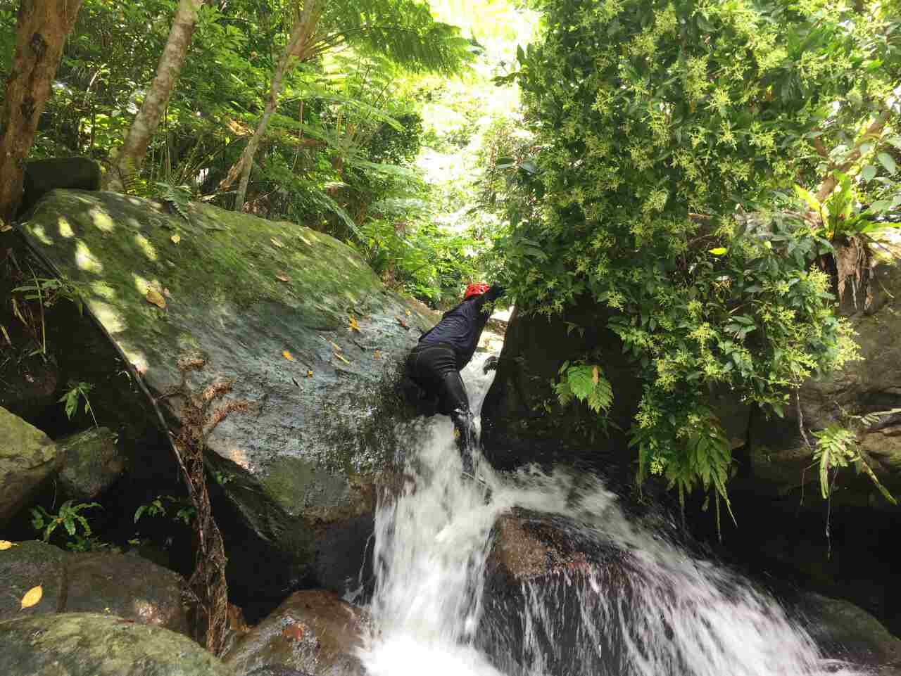【世界遺産西表島】神秘の滝と出会う！「ゲータの滝」シャワークライミング半日コース（No.90）