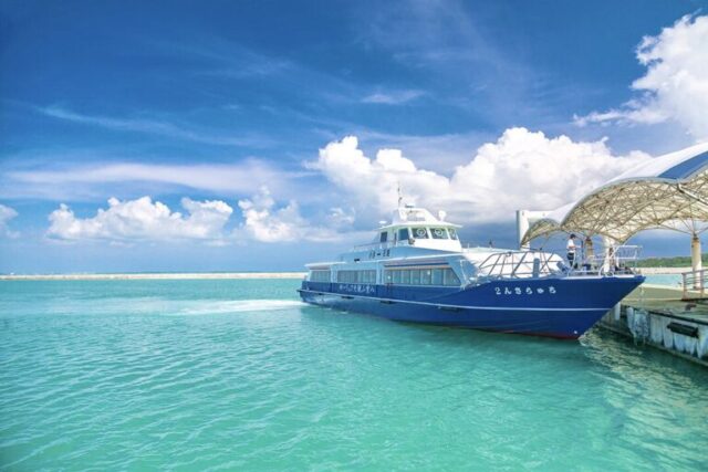 西表島ダイビングツアー石垣島から西表島へはフェリー乗船が必須