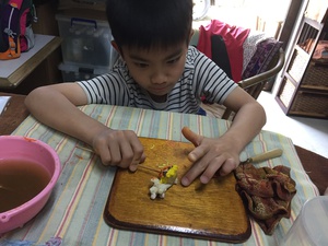 シーサー作り体験