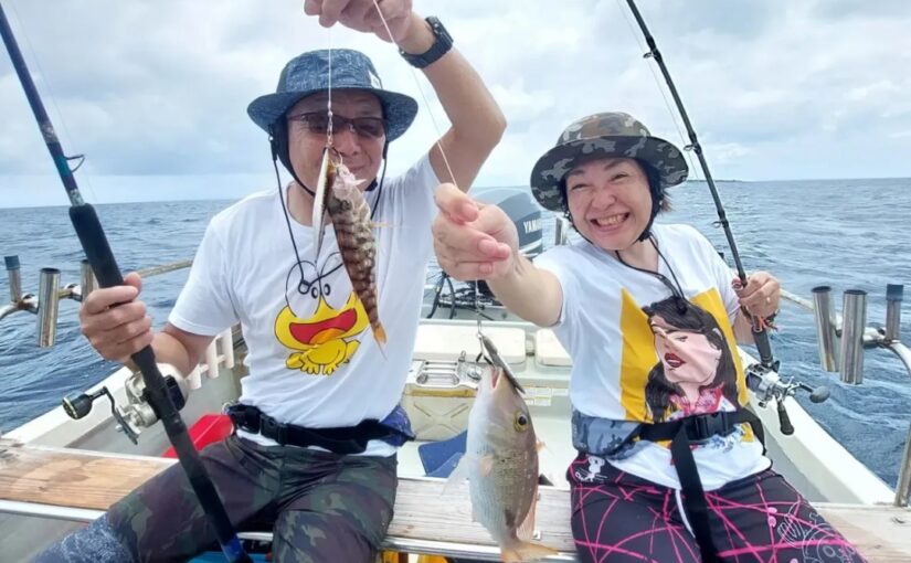釣り、家族