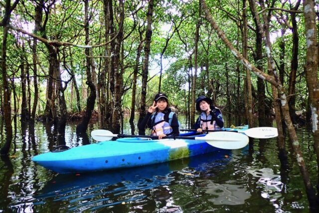 ピナイサーラの滝、マングローブカヌー