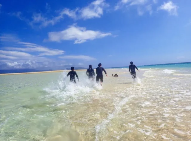 幻の島、シュノーケリング
