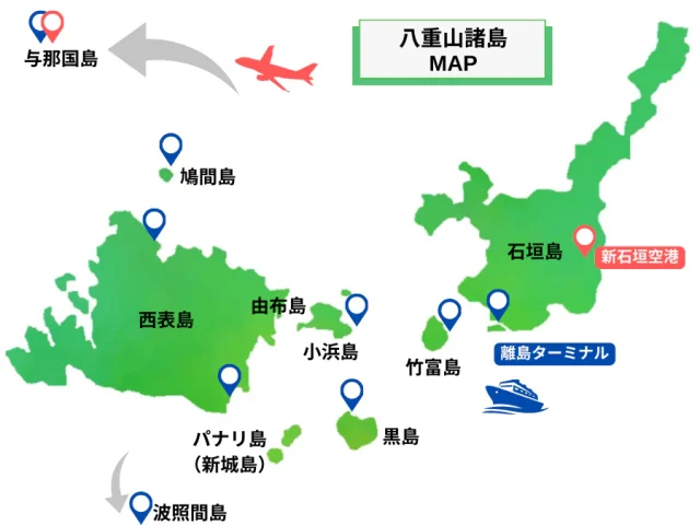 竹富島フェリー乗船券予約｜時刻表・料金・乗り方・混雑状況・水牛観光付ツアーまで全網羅