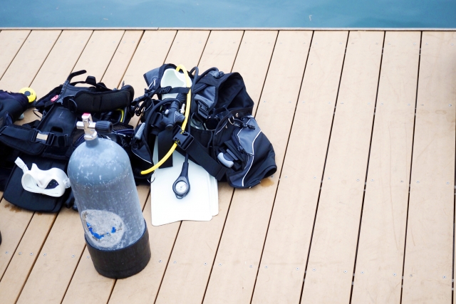 安全　無事故　ダイバー