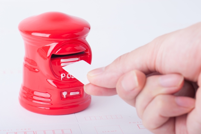 郵便局　ポスト