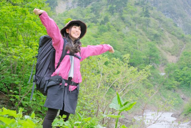 トレッキング　女性