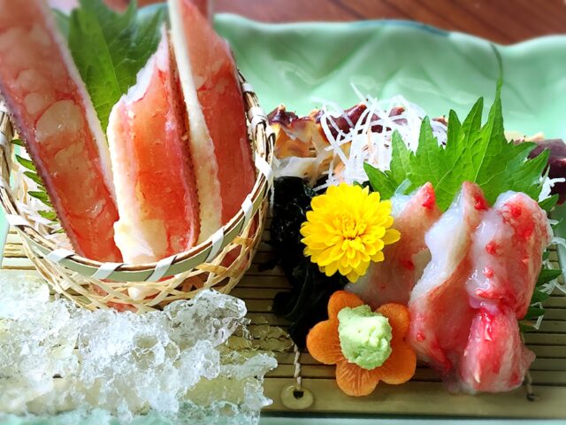 蟹のお刺身 海鮮